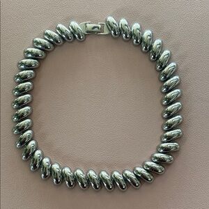 Napier silver choker